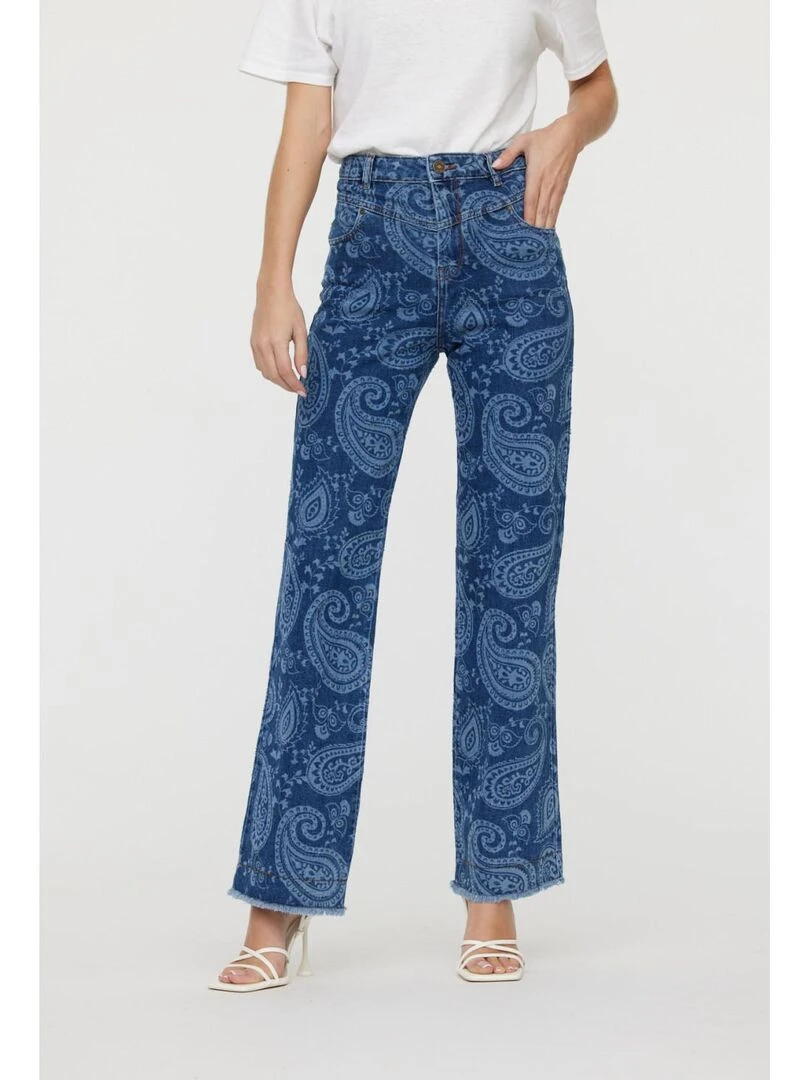 Lee Cooper Jean coton flair JILIANE Bleu