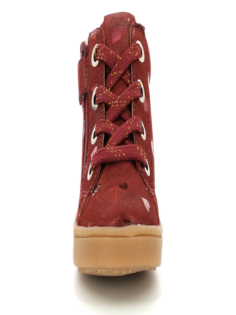 Baskets Hautes Fille Aster Wouhou   Rouge