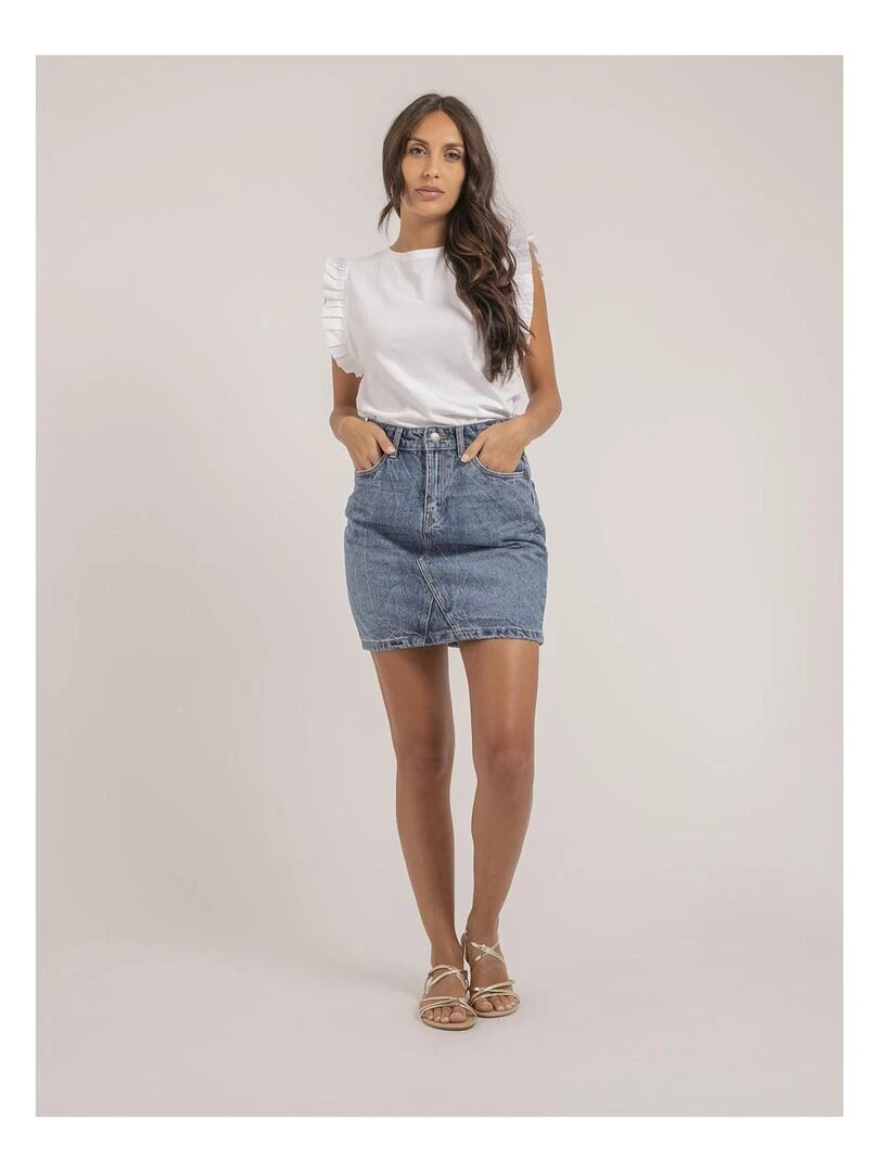 T shirt sans manches FALONNE   Blanc