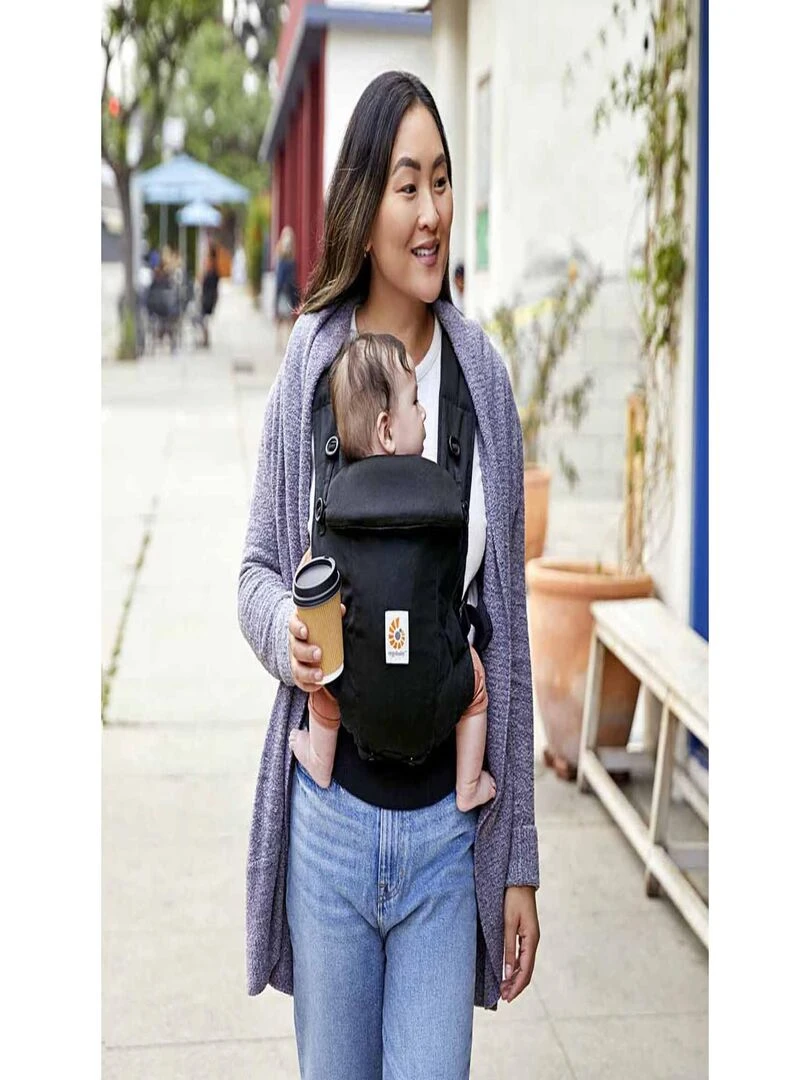Porte Bébé Adapt Softtouch Noir Onyx Noir