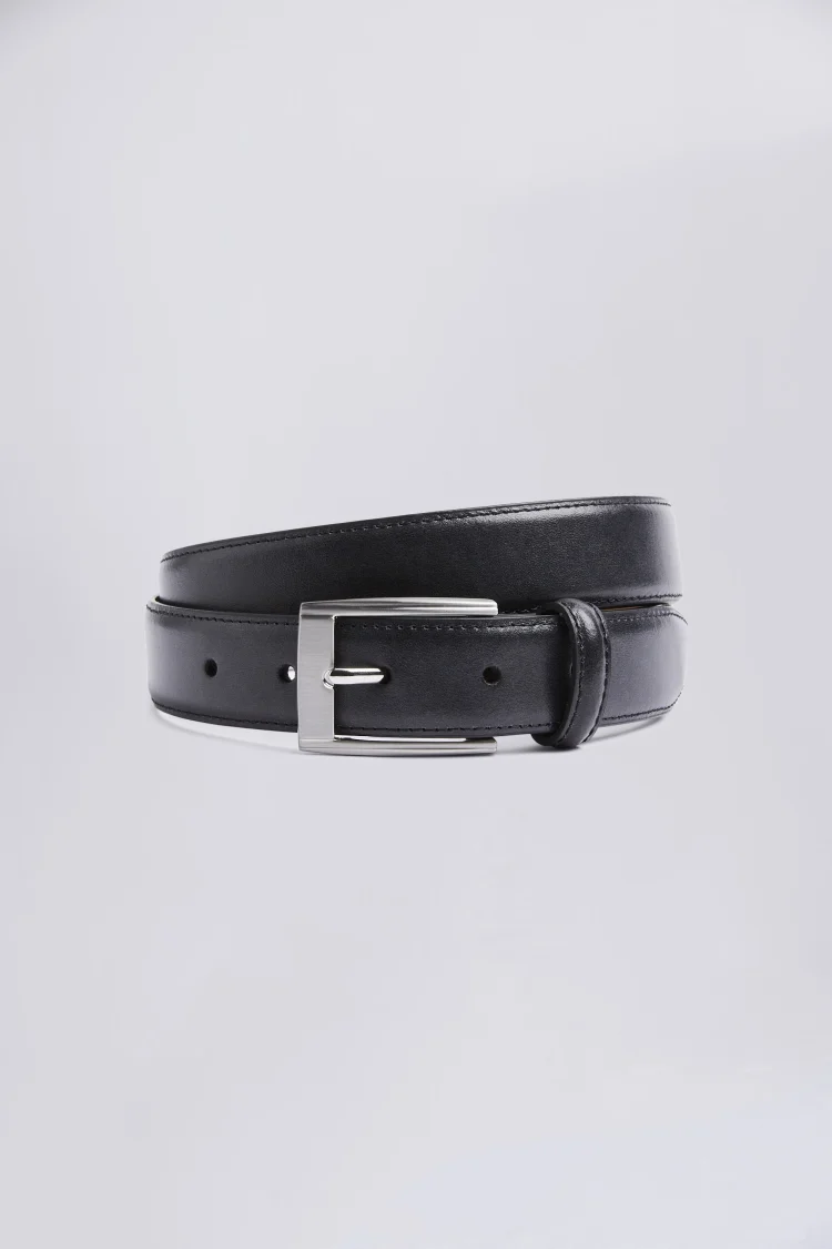 Black Leather Belt Buy Online at Moss