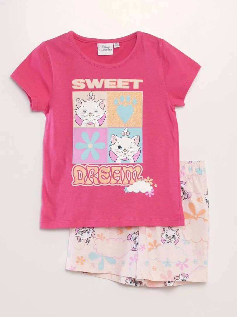 Ensemble pyjama 'Marie' 'Les Aristochats' 2 pièces Rouge