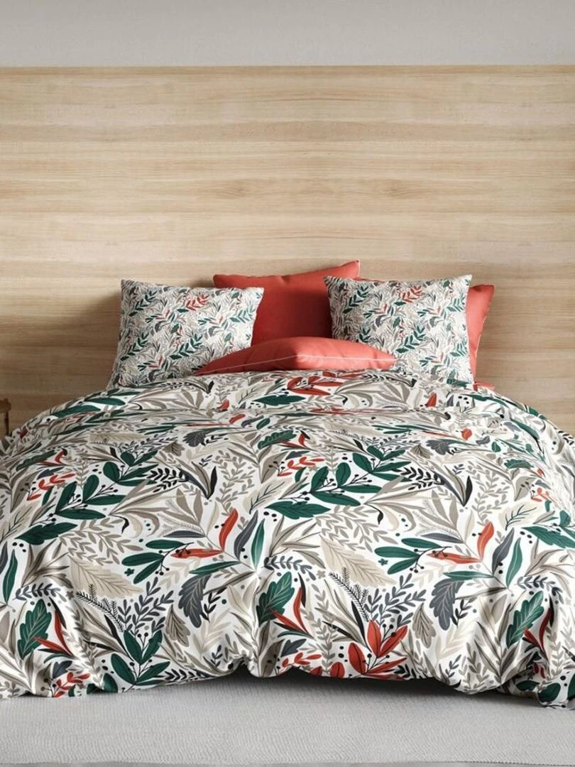 Housse de couette Luziola + taie(s) microfibre Blanc