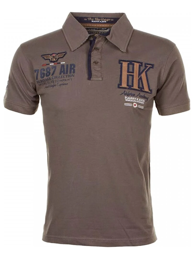 Polo manches longues garçon ECAYN HARRY KAYN Kaki