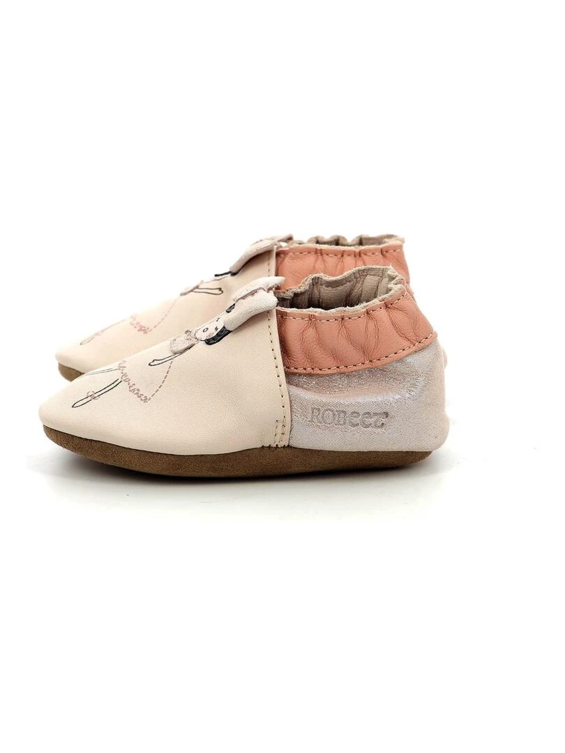 Chaussons Cuir Ballet Passion   Rose