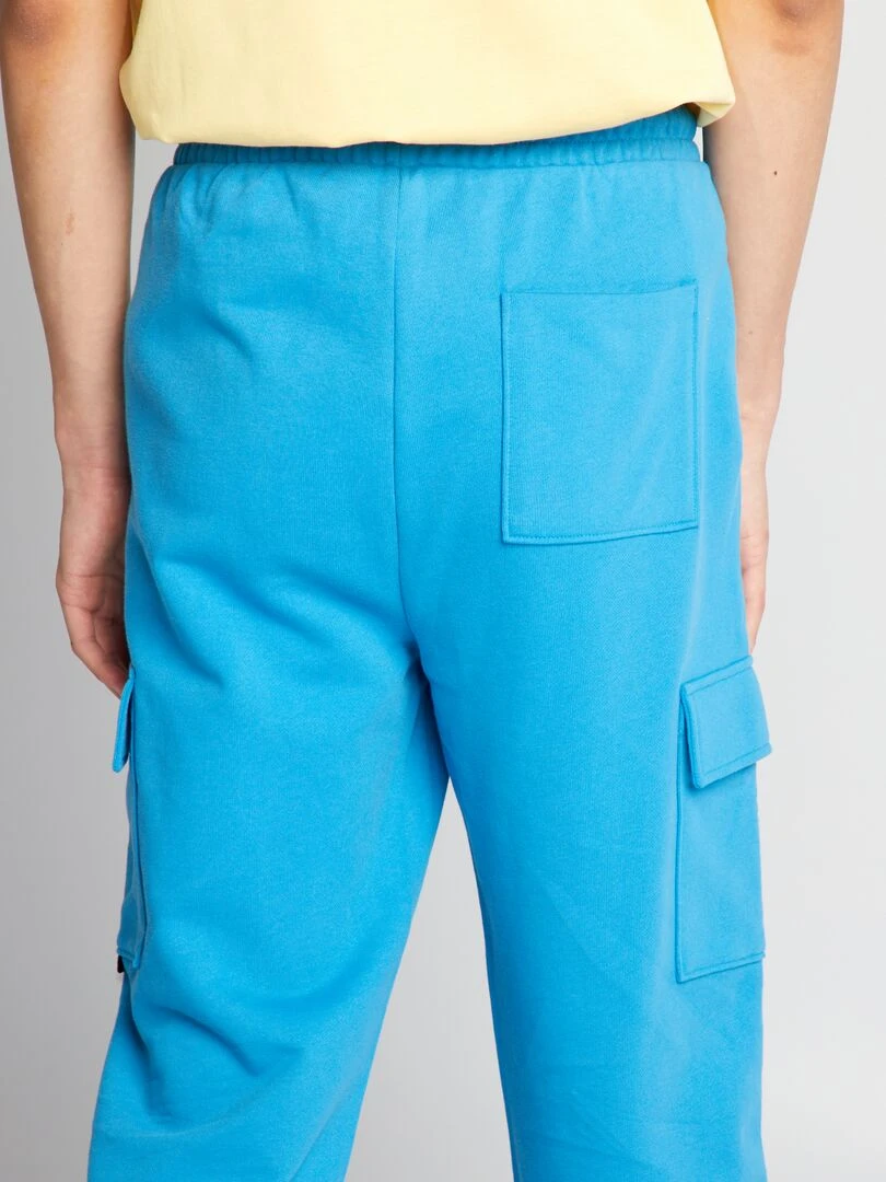 Pantalon de jogging style cargo   Bleu