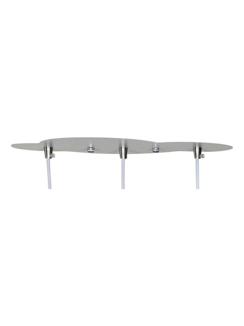 Suspension Lumineuse Trio Plafonnier en coton gris SAUTHON Gris