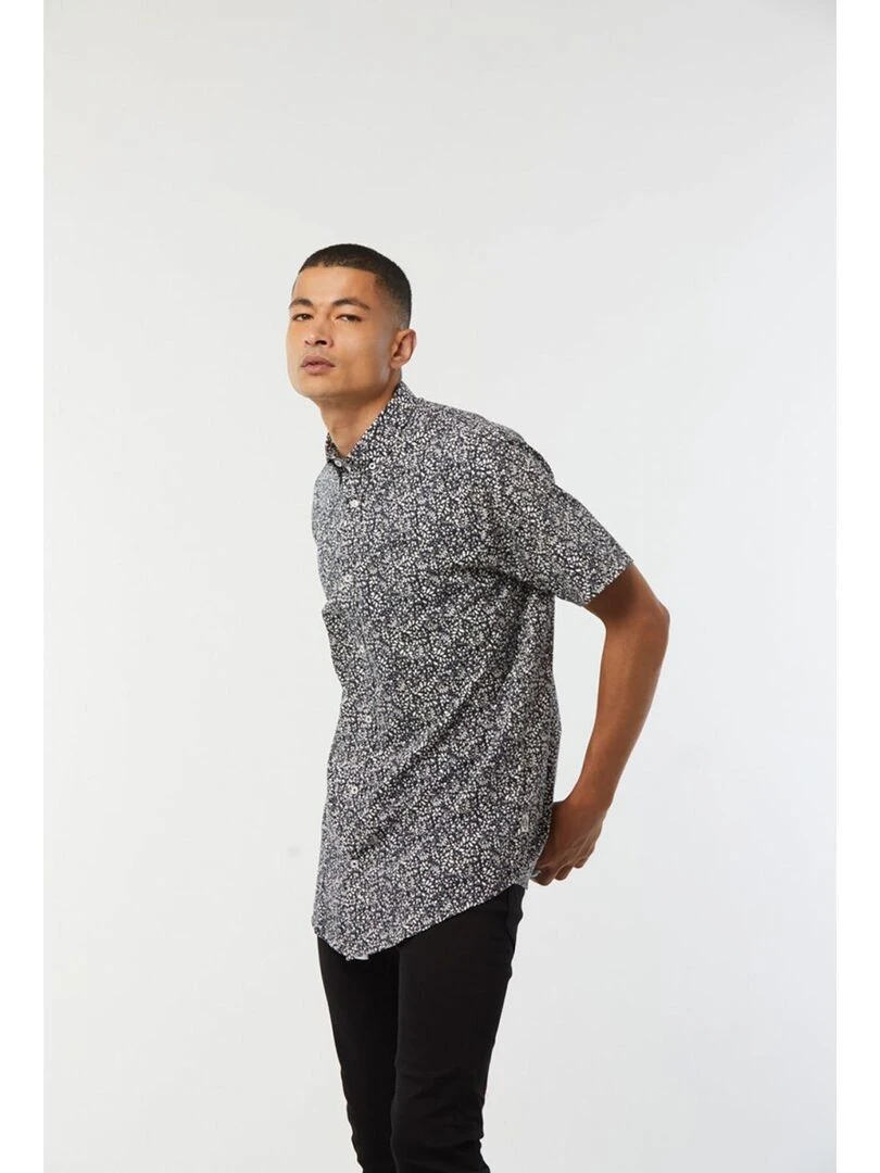 Lee Cooper   Chemise manches courtes coton comfort DELER   Noir