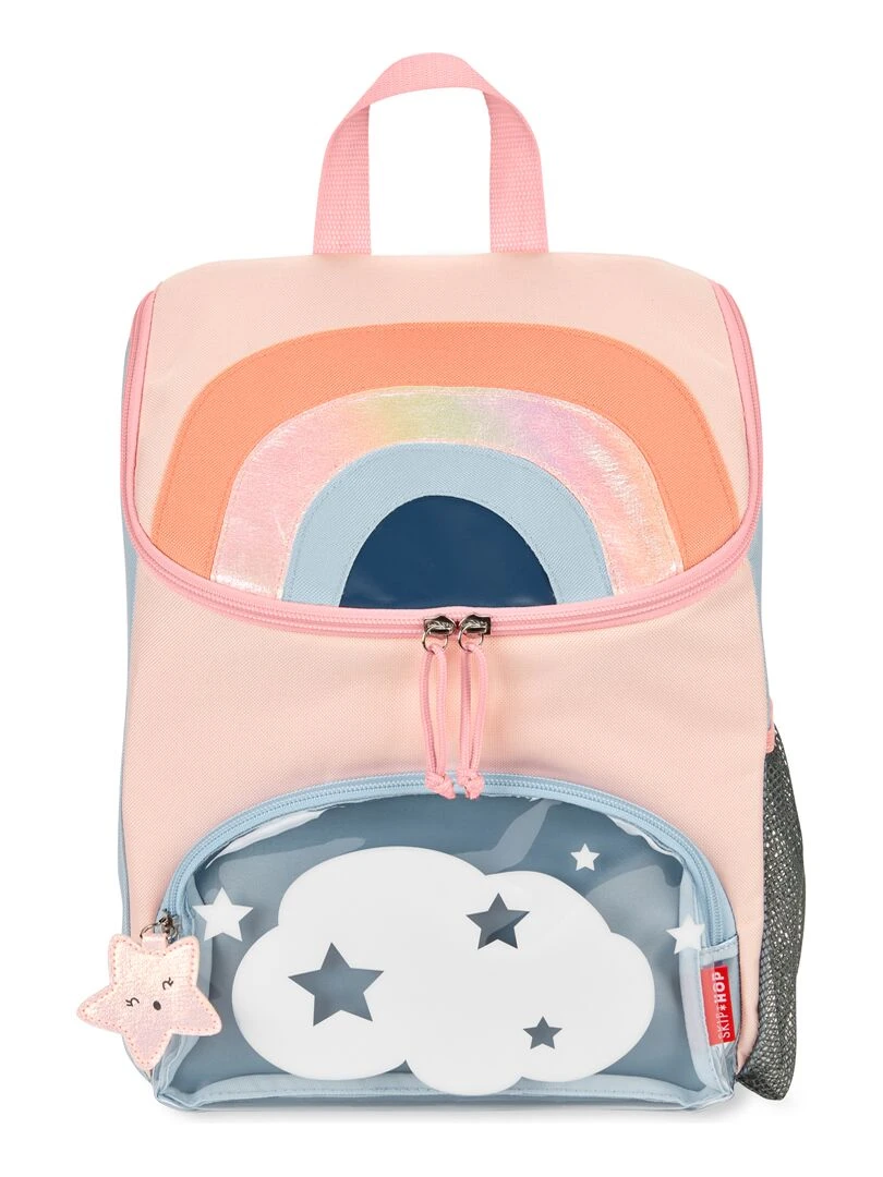 Sac à dos enfant Spark style arc en ciel Orange corail