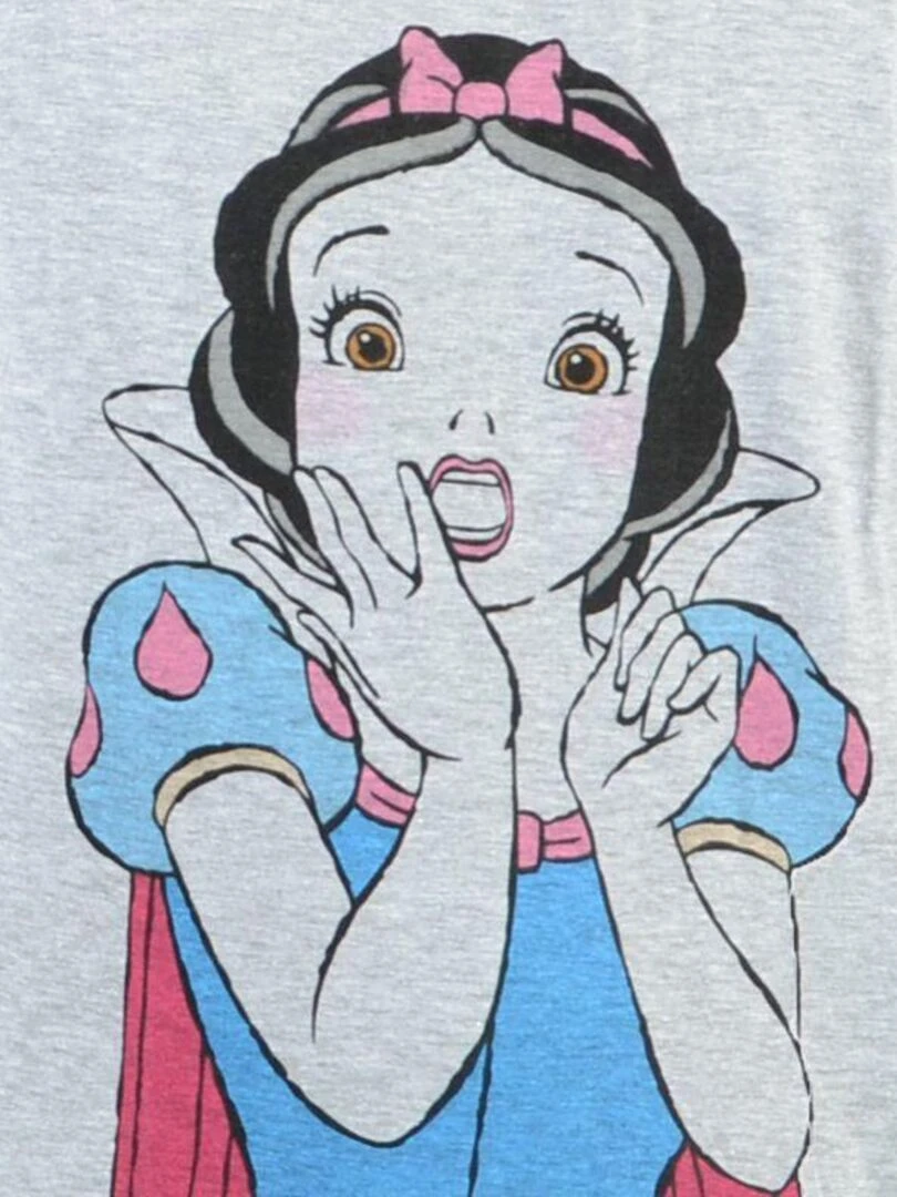 Tee Shirt Little Eleven Paris Reige LS Mixte Garçon  Fille  Gris Chiné   Gris