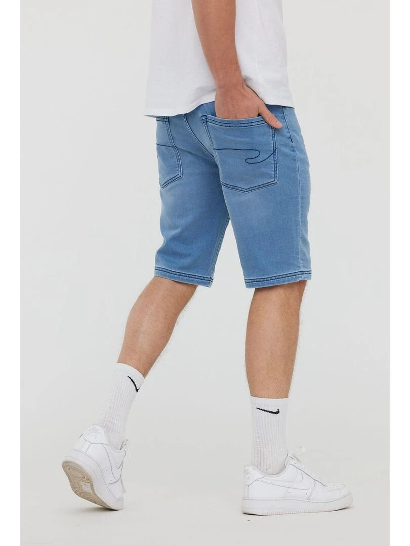 Lee Cooper   Short coton regular NANOT   Bleu ciel