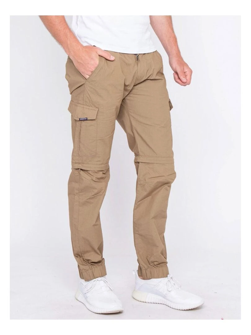 Pantalon transformable en bermuda CACHAN Beige