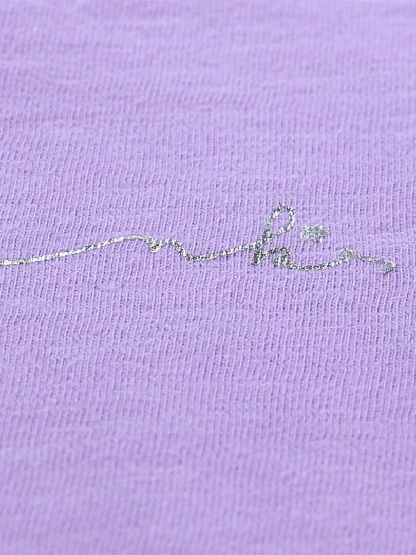 Robe bi matière    Noukie's   Mauve