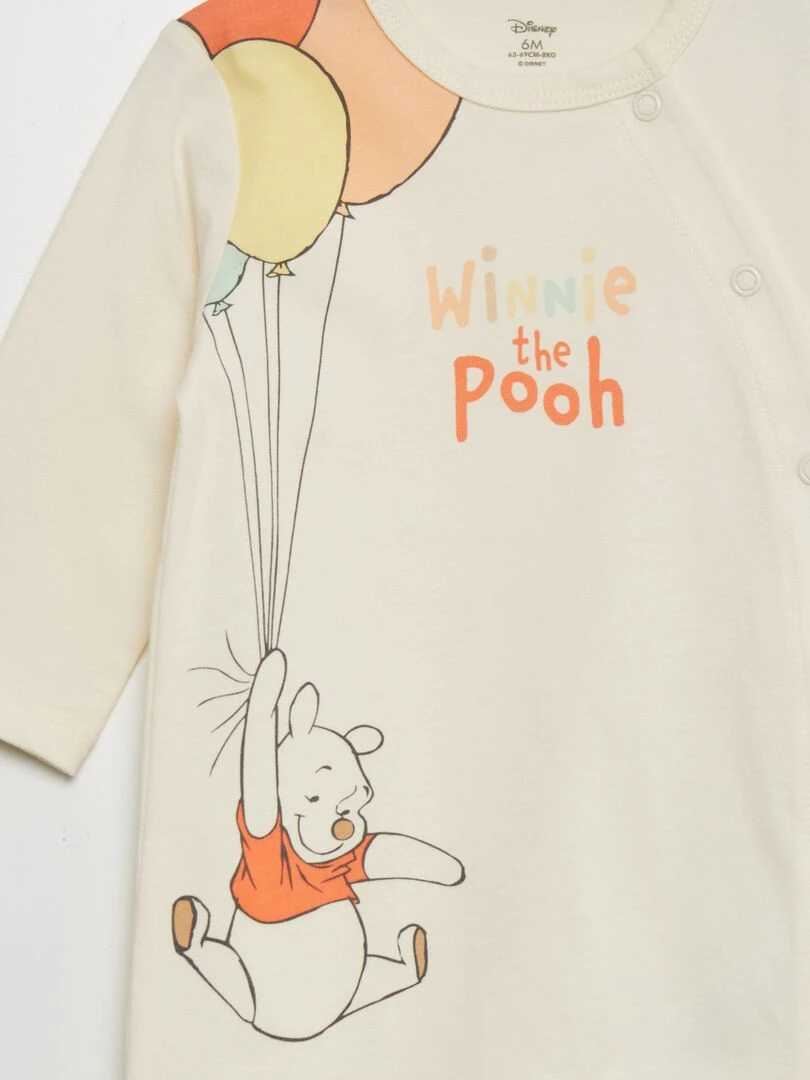 Pyjama 1 pièce imprimé 'Winnie' Beige