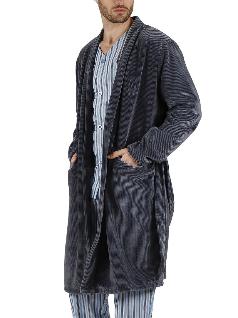 Robe de chambre Every Stripes Bleu marine