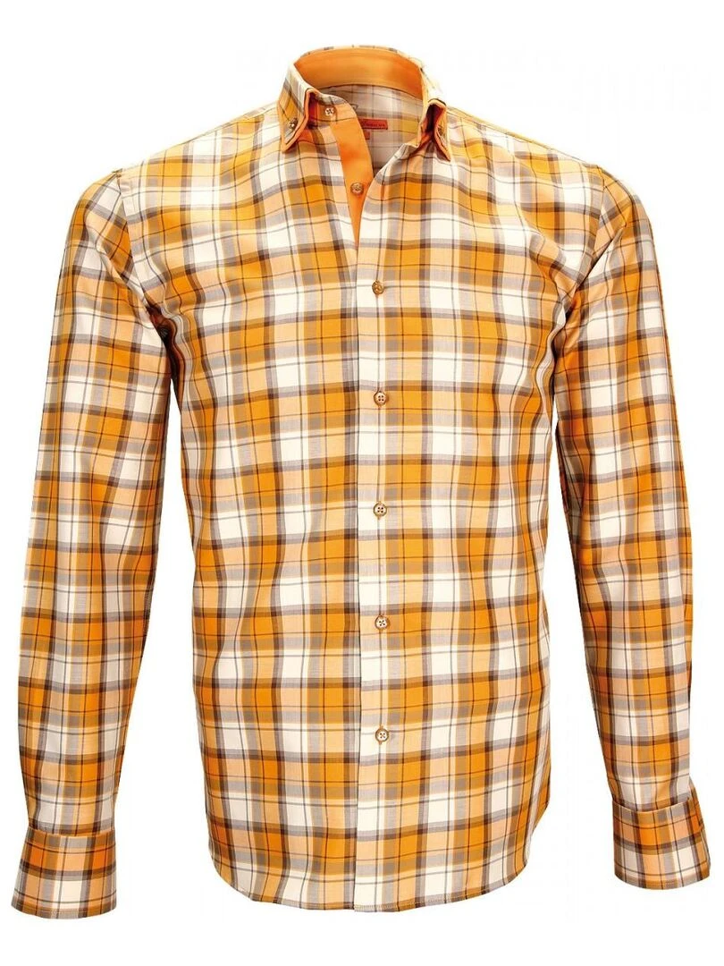 Chemise casual DEVON Orange