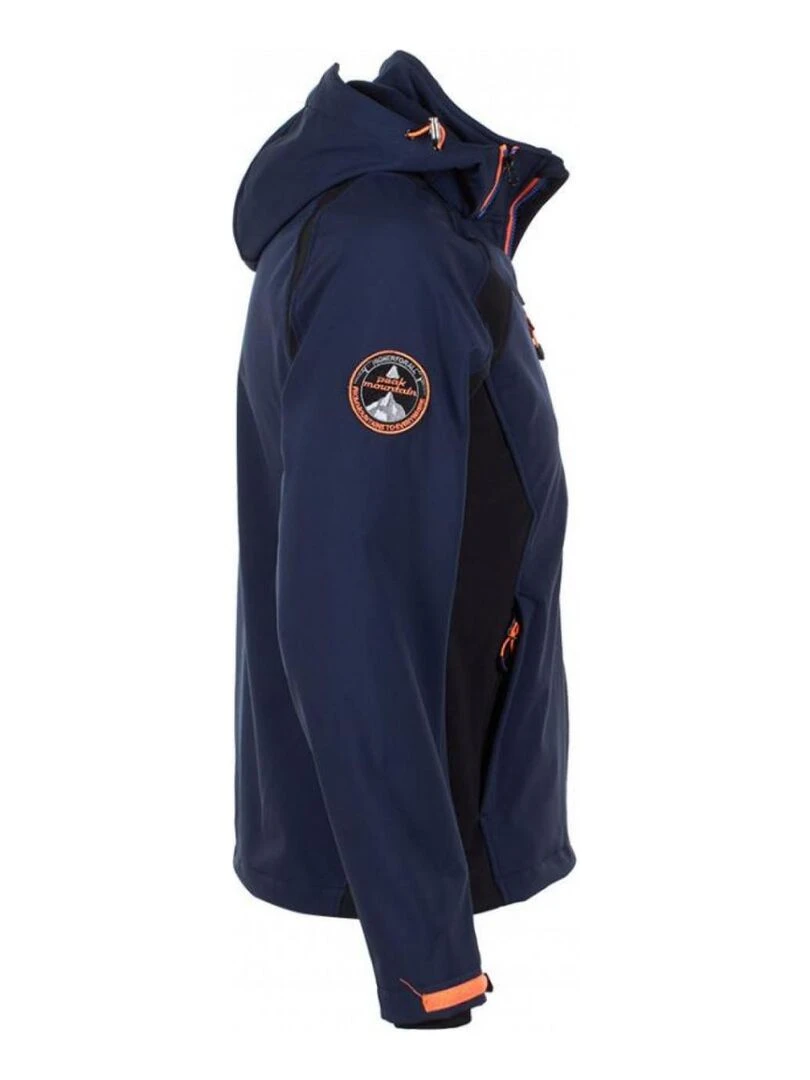 Blouson softshell homme CABILO   PEAK MOUNTAIN   Bleu marine