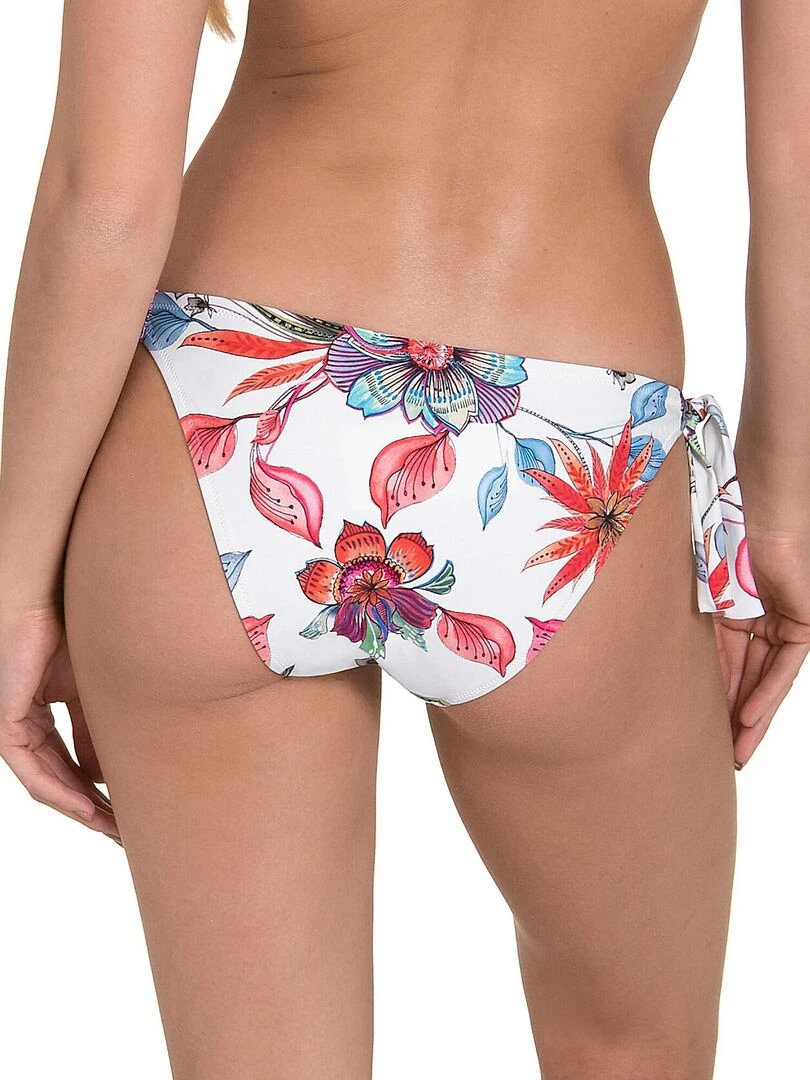 Bas maillot de bain à nouettes Jamaica Blanc
