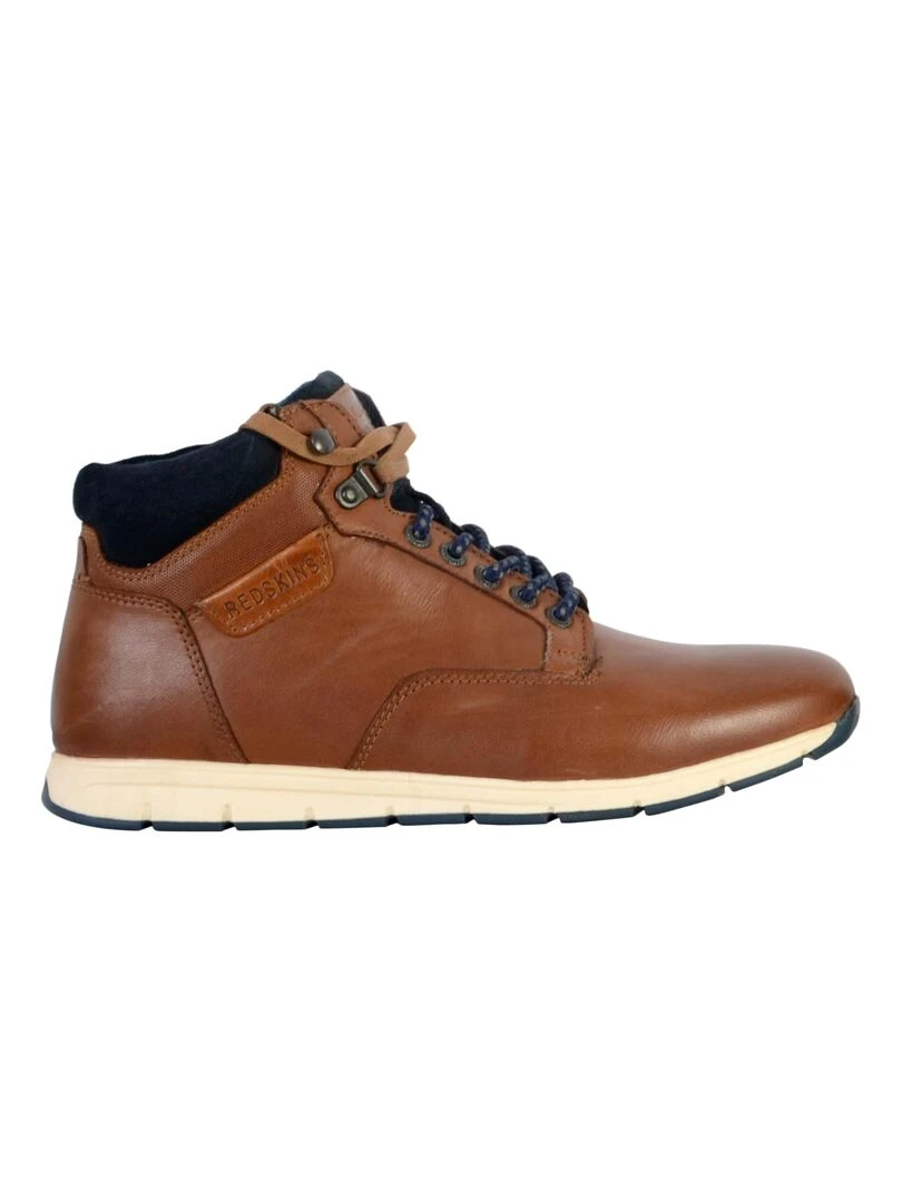 Basket Montante Cuir Redskins Sadily Marron