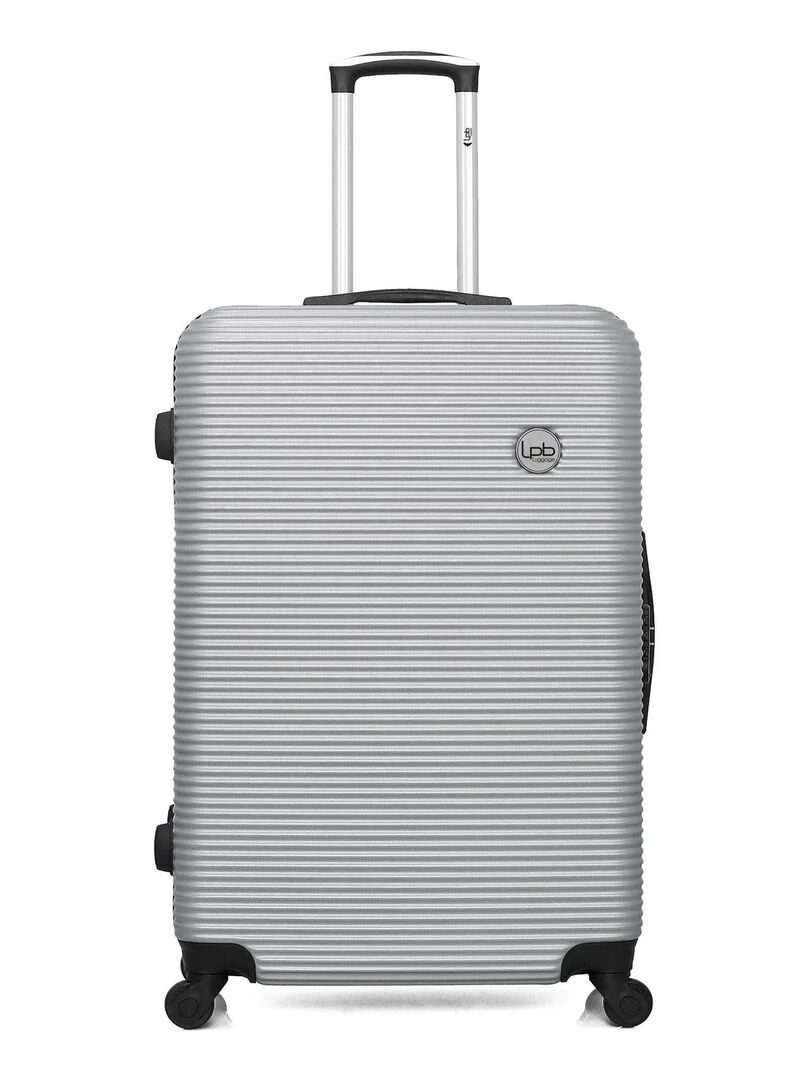 LPB LUGGAGE VALISE GRAND FORMAT ABS MUNICH 4 ROUES 75 CM Gris