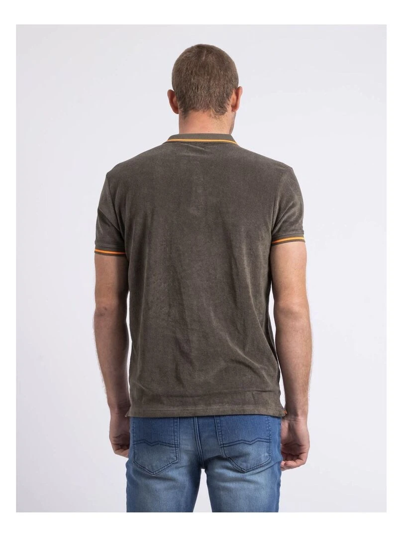 Polo manches courtes PAMEDI Kaki