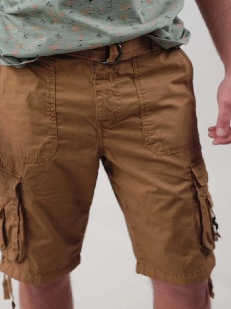 Bermuda casual pour homme 'Deeluxe'   Marron cappuccino