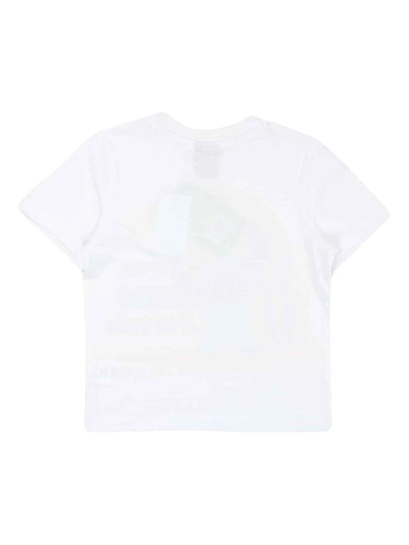 Disney T shirt garçon imprimé Lilo Et Stitch en coton Blanc