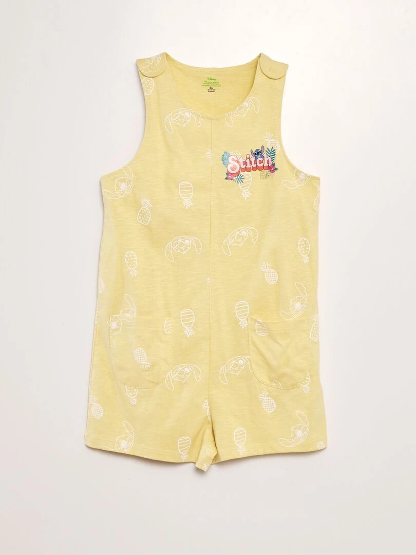 Combinaison en jersey 'Disney' 'Stitch' Jaune