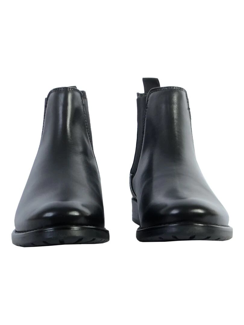 Bottines Cuir Redskins Nathan   Noir