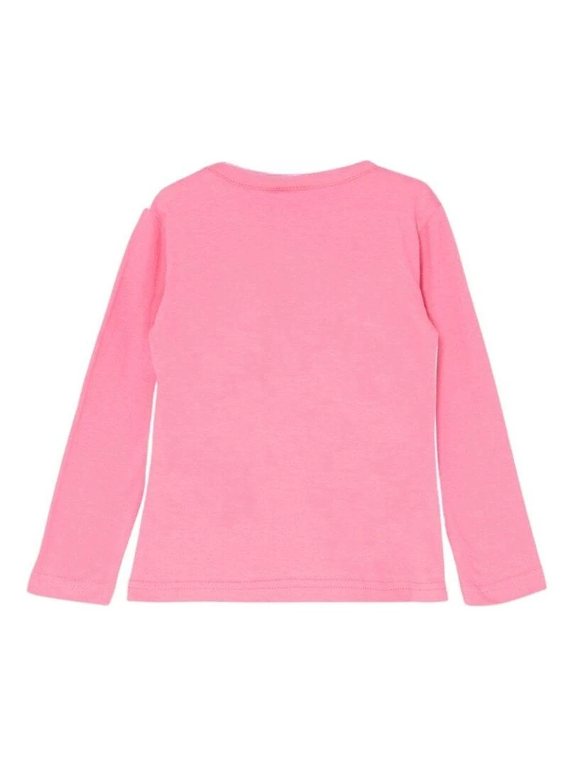 Disney T shirt fille imprimé Princesse en coton Rose