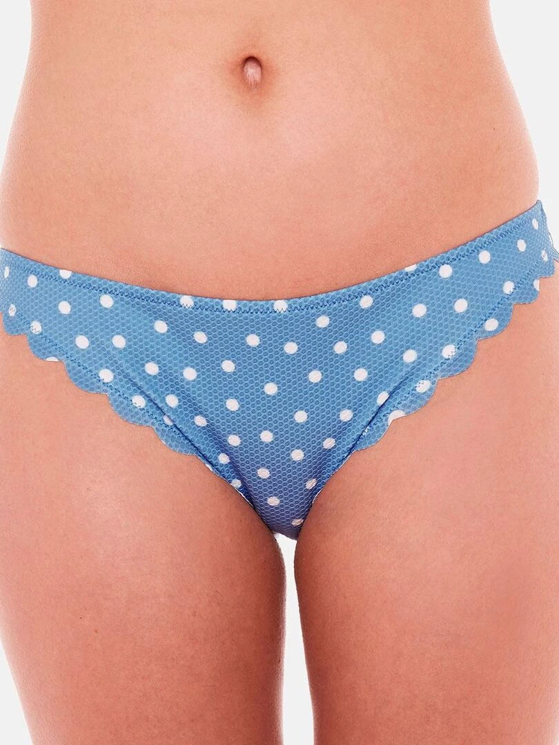Slip de bain COQUILLAGE   Brigitte Bardot Bain   Bleu