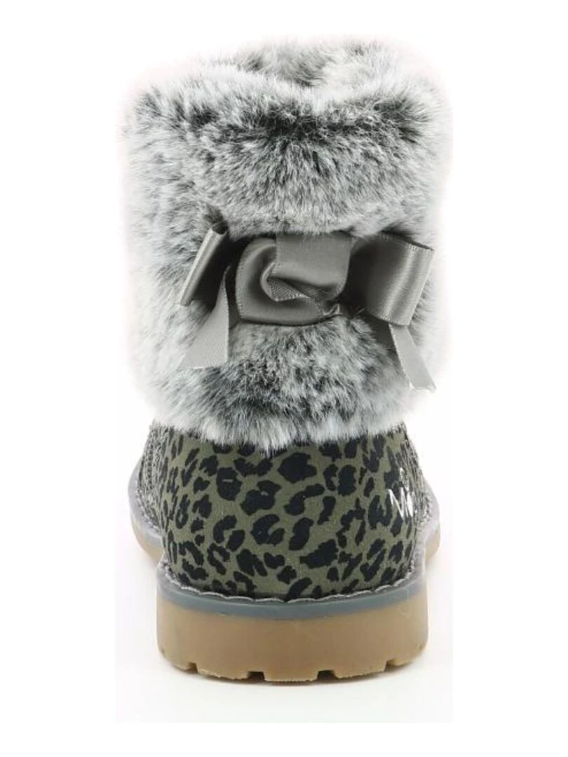 Boots Cuir Stelie   Gris