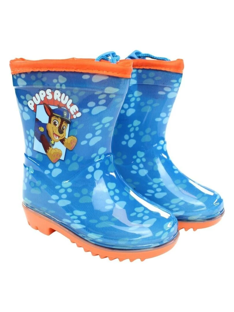 La Pat' Patrouille Bottes garçon imprimé La Pat' Patrouille Bleu