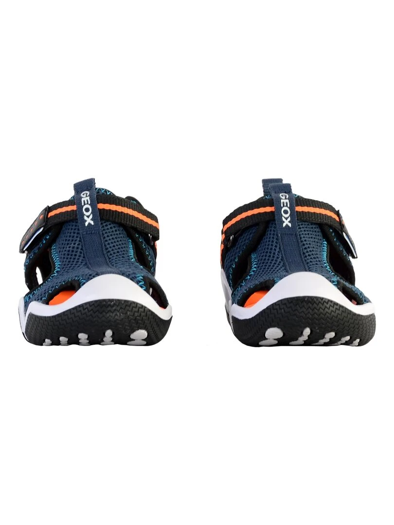Basket à Scratch Enfant Geox Wader   Bleu