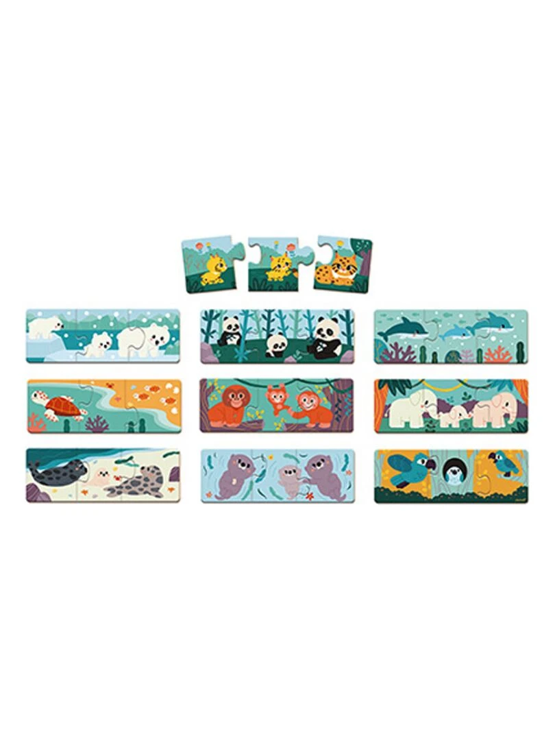 Jeu D'association Puzzles Animaux Wwf N/A