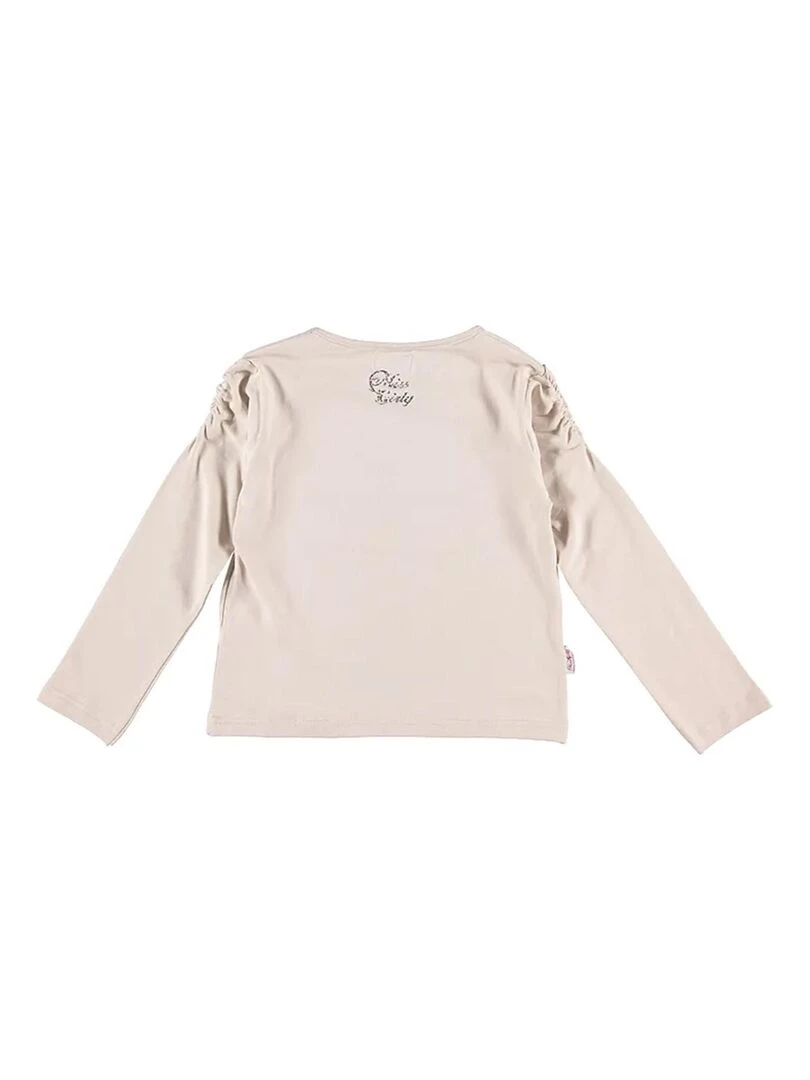 T shirt manches longues fille FLOYD MISS GIRLY Beige sable