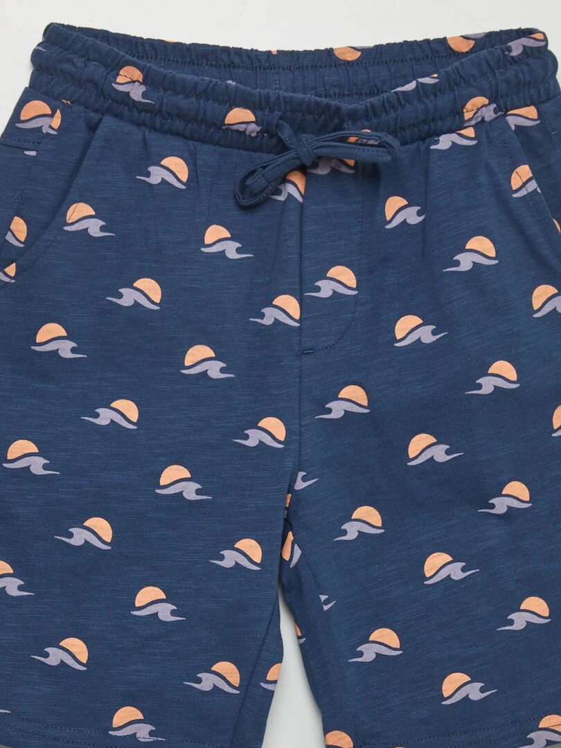 Bermuda fluide   Bleu