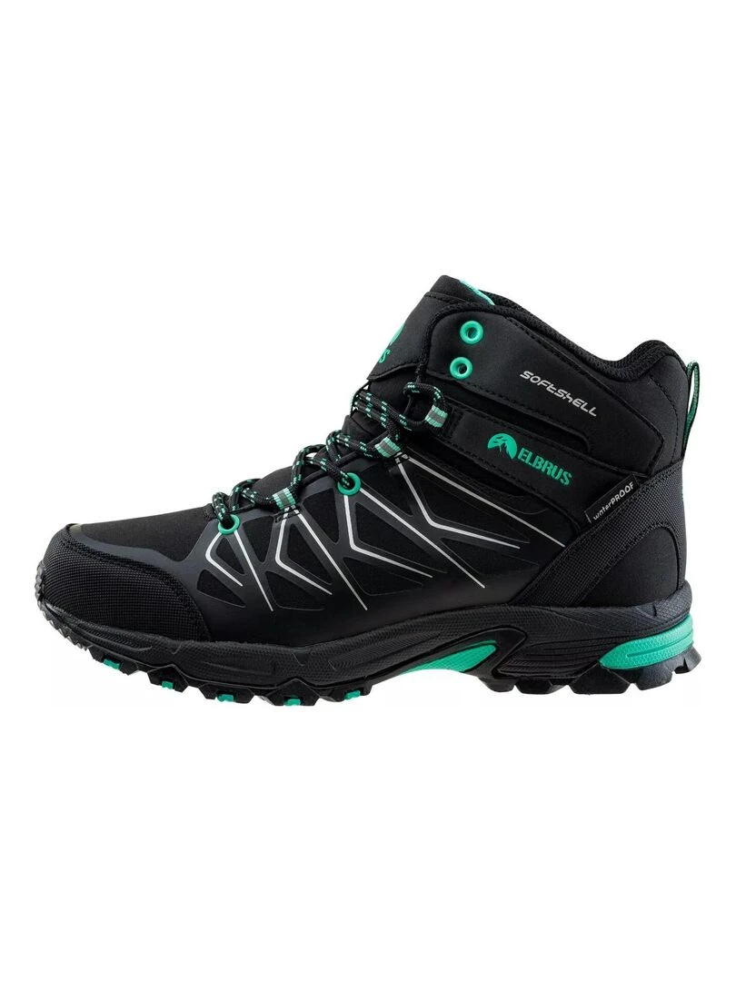 Elbrus   Bottines de marche MABBY   Noir Vert