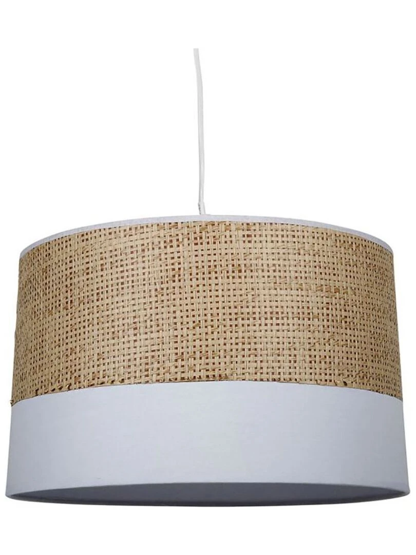 Suspension effet naturel blanc D35 Blanc
