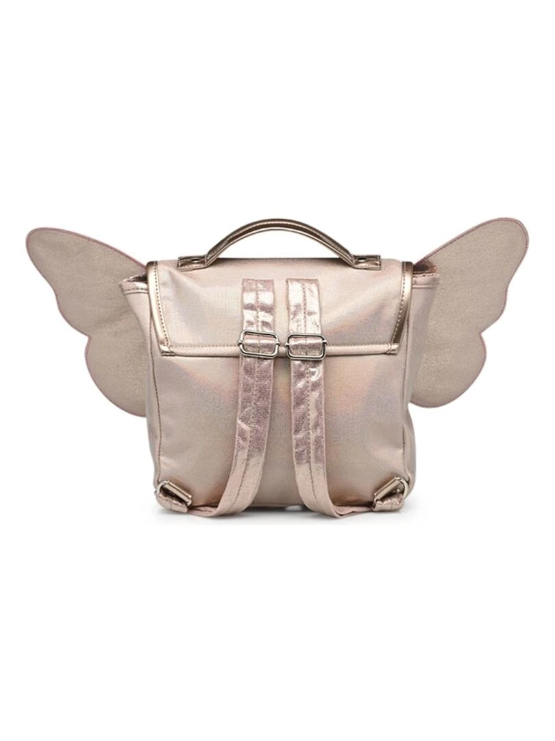 Sac à dos papillon irisé rose   Rose