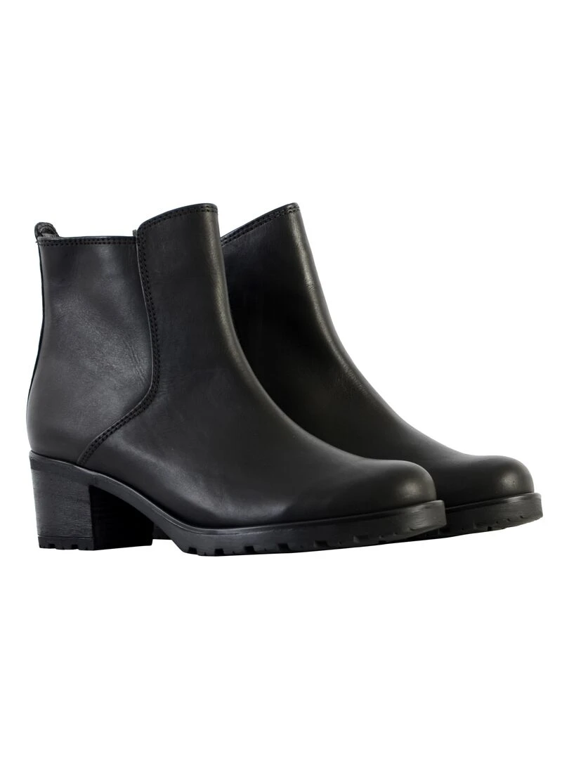 Bottine Cuir Gabor Varenne   Noir