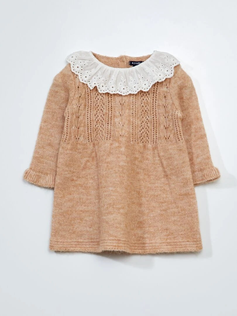 Pull rayé en col châle   rayé bleu