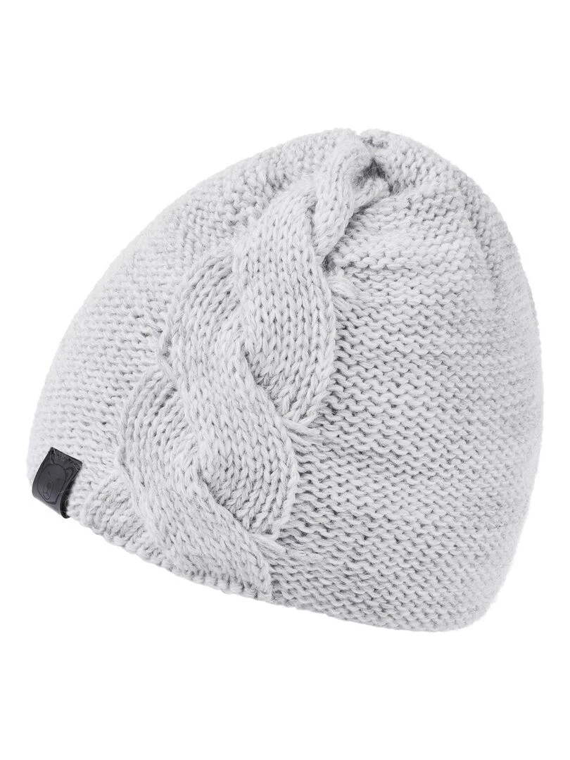 Ensemble Snood Bonnet Moyna   Made in UE   Gris clair