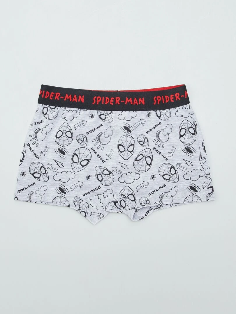 Lot de 3 boxers 'Spider Man'   Gris/rouge/bleu marine