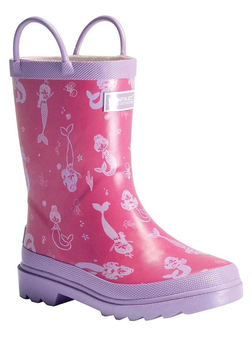 Regatta Bottes de pluie MINNOW Rose clair
