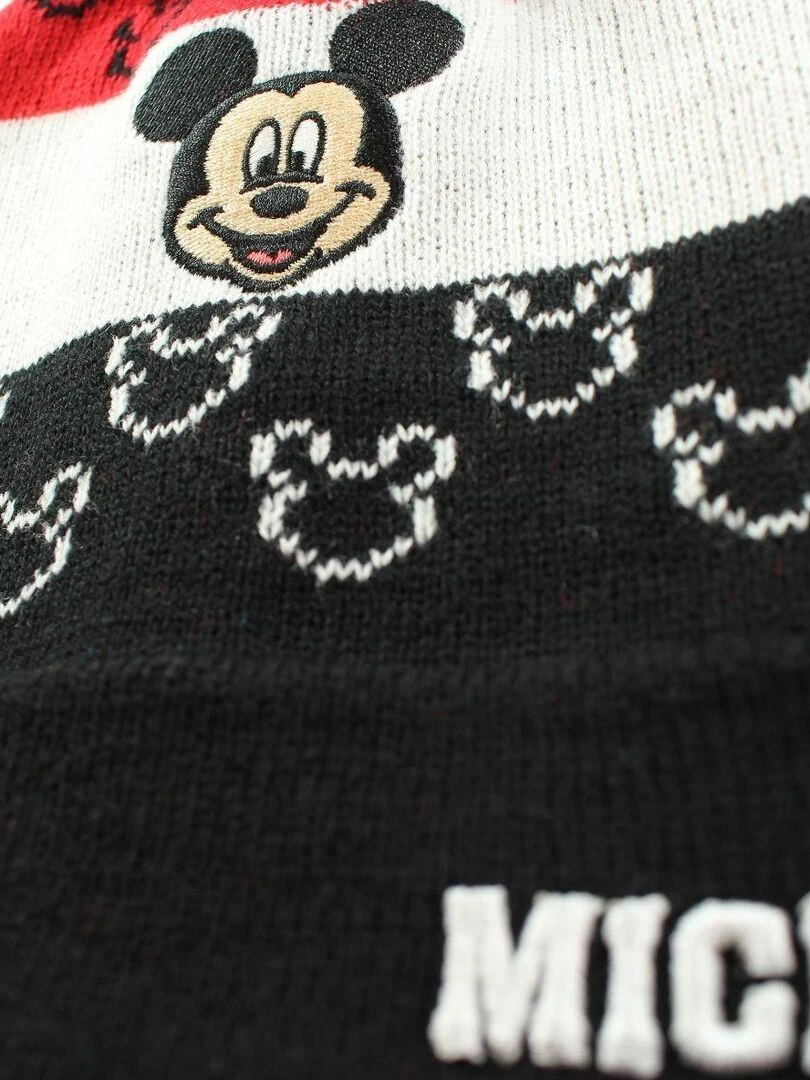 Disney   Bonnet gant snood garçon Imprimé Mickey   Rouge