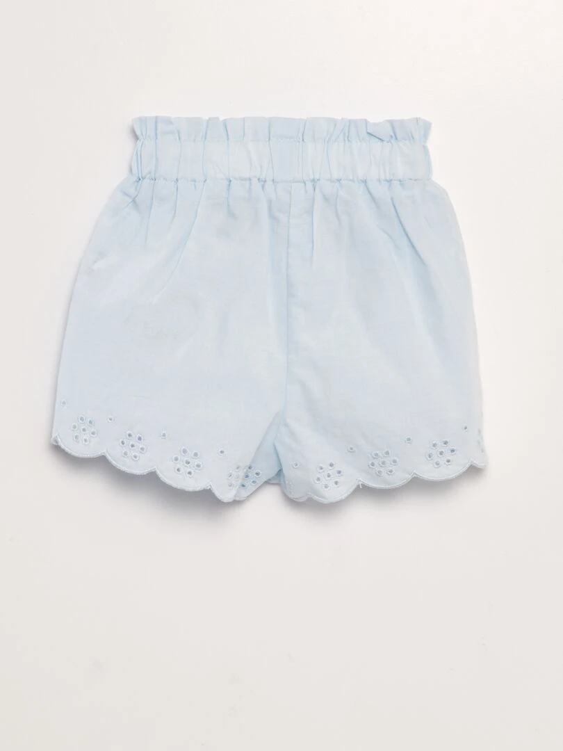 Ensemble blouse + short + bob + chaussettes   Violet/rose/bleu