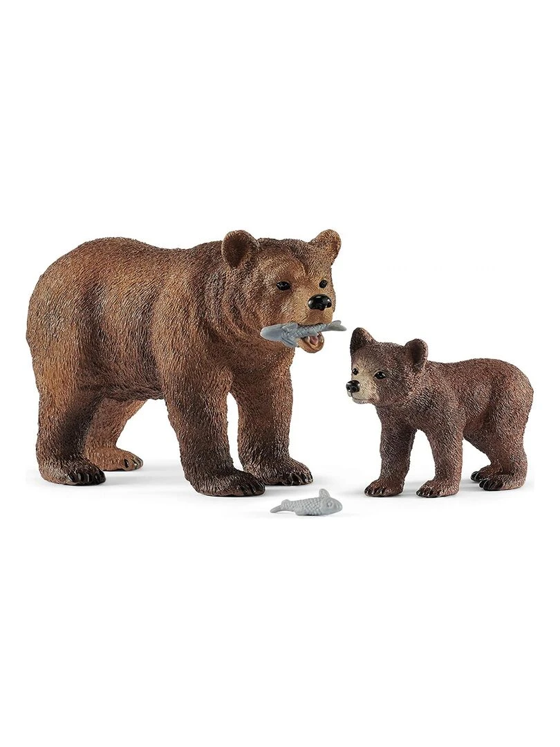 Maman grizzly avec ourson   N/A