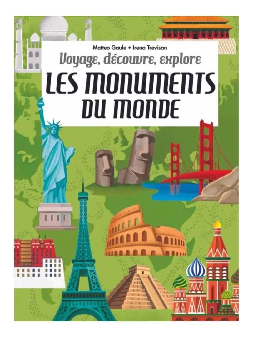 Puzzle & Livre   Voyage  découvre  explore  Les monuments du monde   N/A