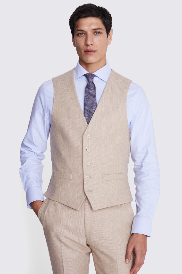 Tailored Fit Camel Twill Jacket   Buy Online at Moss